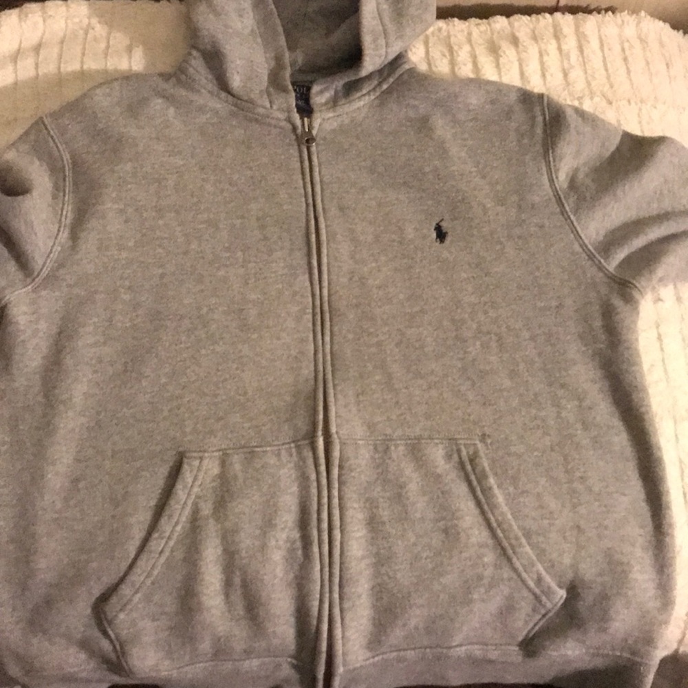 polo zip up sweater